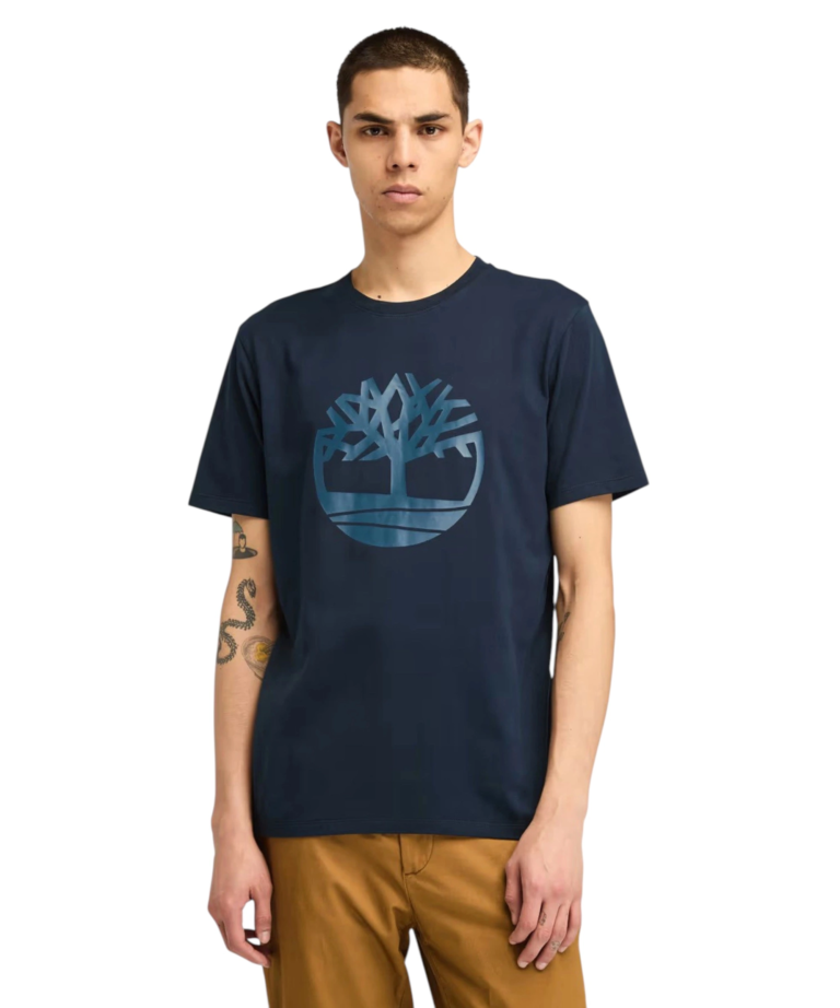 Timberland - Ανδρικό T-shirt Mε Λογότυπο Timberland River Tree TB0A2C6S-Z02 Μπλε