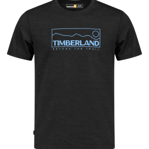 Timberland - Ανδρικό T-shirt Outlined Graphic Ss Tee Laurel Oak TB0A41XF-001 Μαύρο TB0A41XF001