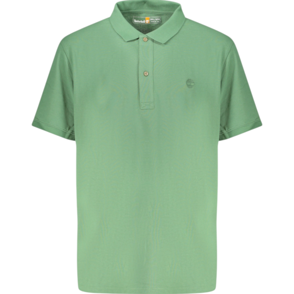 Timberland - Ανδρικό T-shirt Polo Short-Sleeve με Λογότυπο Oyster River TB0A2BRY-A6Z Πράσινο TB0A2BRYA6Z