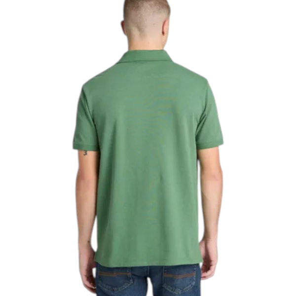 Timberland - Ανδρικό T-shirt Polo Short-Sleeve με Λογότυπο Oyster River TB0A2BRY-A6Z Πράσινο TB0A2BRYA6Z