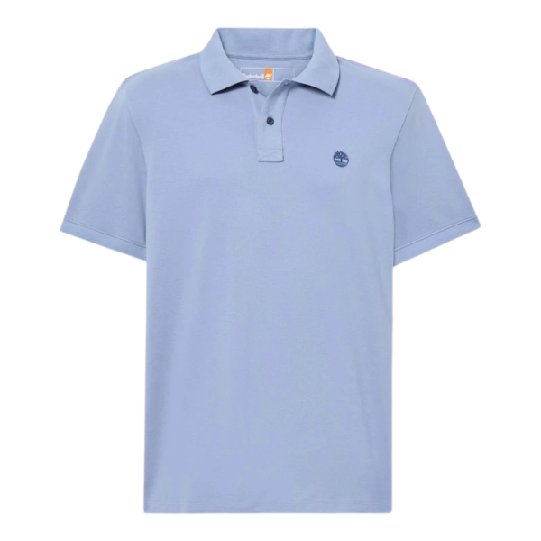 Timberland - Ανδρικό T-shirt Polo Short-Sleeve με Λογότυπο Oyster River TB0A2BRY-B88 Σιέλ TB0A2BRYB88