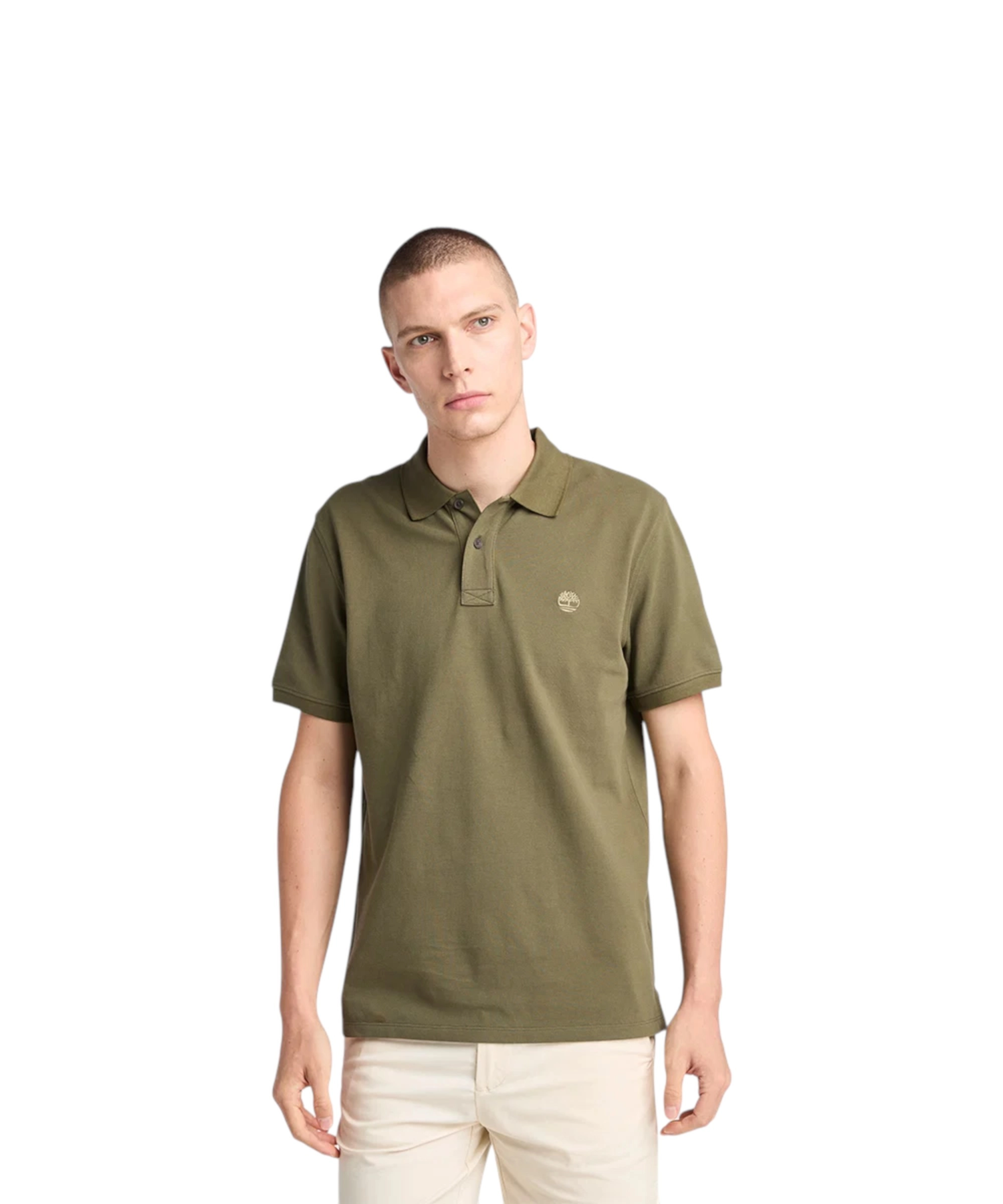 Timberland - Ανδρικό T-shirt Polo με Λογότυπο TB0A6VDP-A58 Πράσινο (1) Timberland - Ανδρικό T-shirt Polo με Λογότυπο TB0A6VDP-A58 Πράσινο TB0A6VDPA58