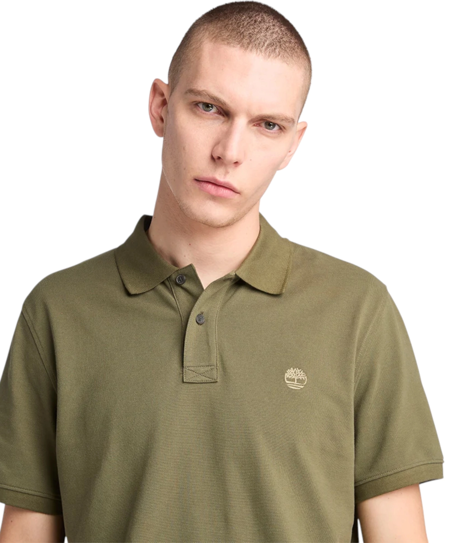 Timberland – Ανδρικό T-shirt Polo με Λογότυπο TB0A6VDP-A58 Πράσινο (3) Timberland - Ανδρικό T-shirt Polo με Λογότυπο TB0A6VDP-A58 Πράσινο TB0A6VDPA58