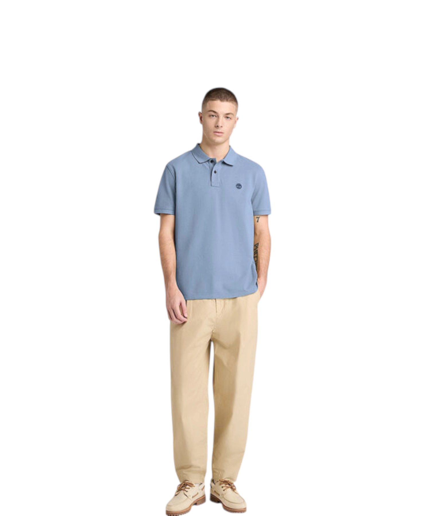 Timberland – Ανδρικό T-shirt Polo με Λογότυπο TB0A6VDP-B88 Σιέλ (2) Timberland - Ανδρικό T-shirt Polo με Λογότυπο TB0A6VDP-B88 Σιέλ TB0A6VDPB88