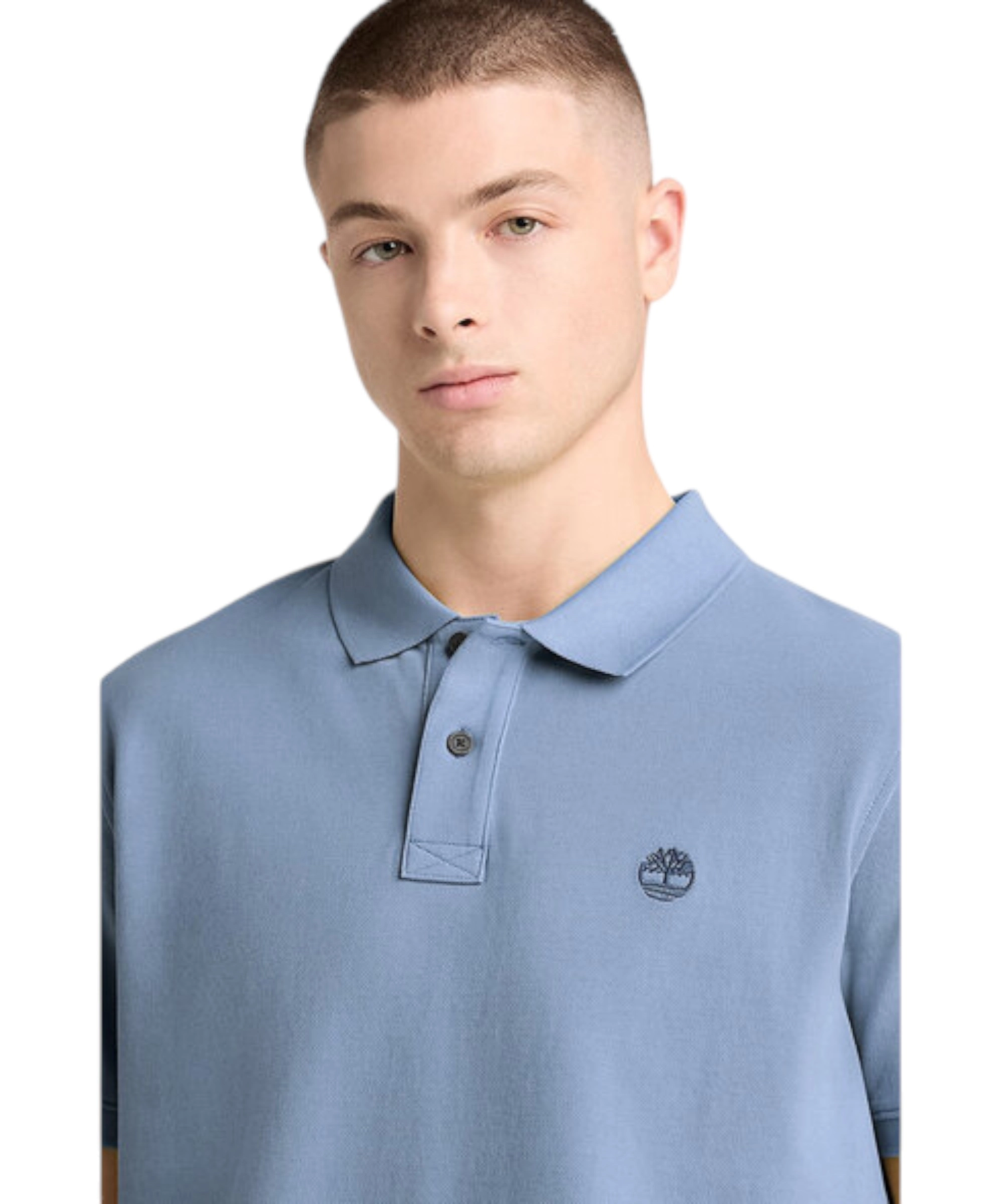 Timberland – Ανδρικό T-shirt Polo με Λογότυπο TB0A6VDP-B88 Σιέλ (3) Timberland - Ανδρικό T-shirt Polo με Λογότυπο TB0A6VDP-B88 Σιέλ TB0A6VDPB88