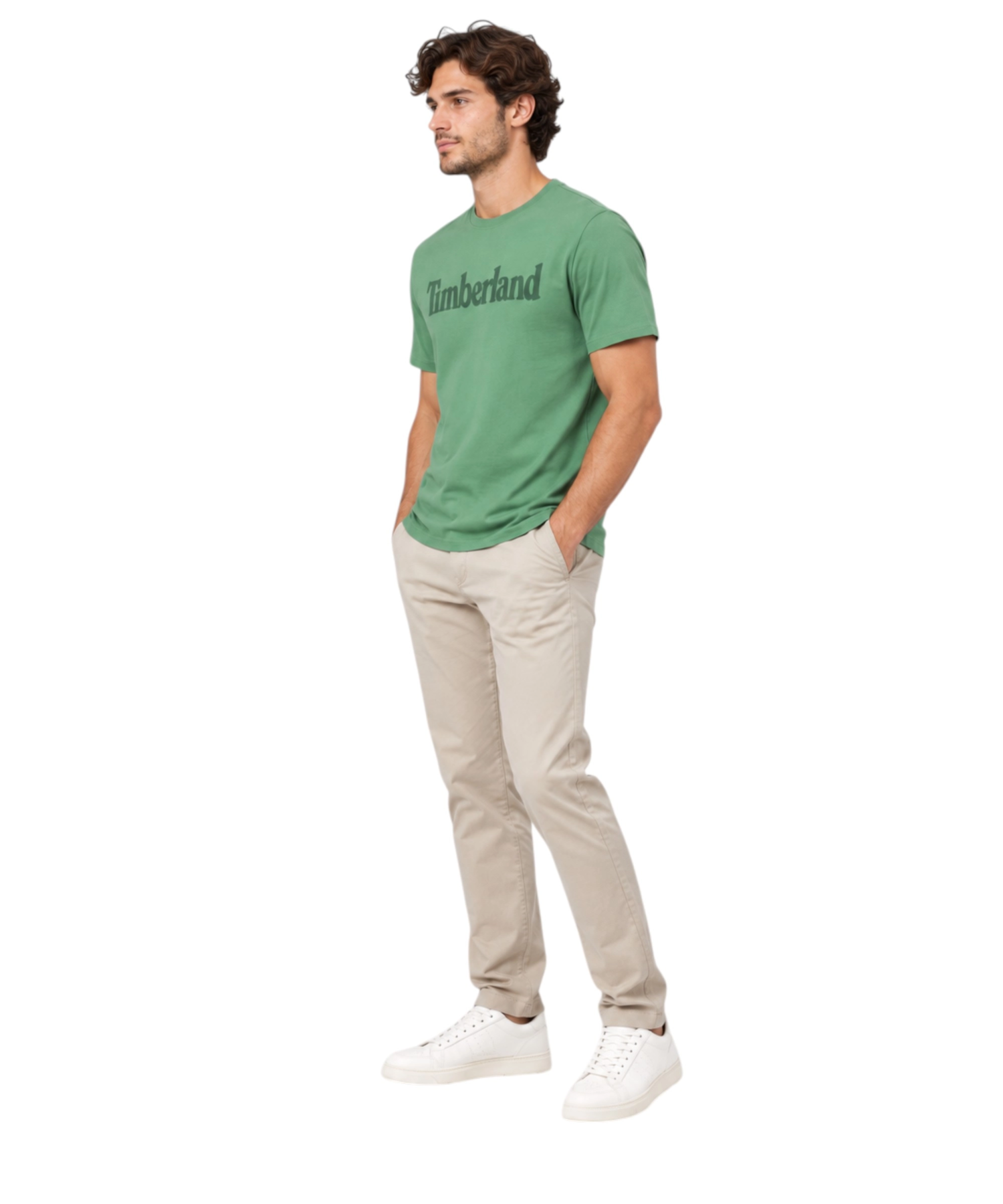 Timberland – Ανδρικό T-shirt TFO SS Linear Tee TB0A2BRN-A6Z Πράσινο (2) Timberland - Ανδρικό T-shirt TFO SS Linear Tee TB0A2BRN-A6Z Πράσινο TB0A2BRNA6Z