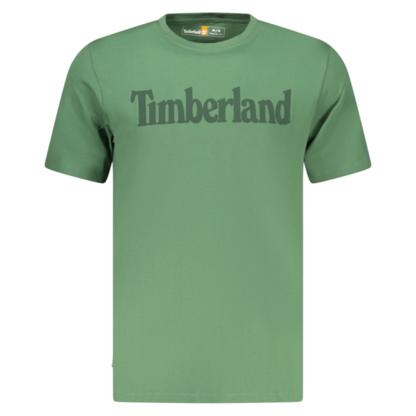 Timberland - Ανδρικό T-shirt TFO SS Linear Tee TB0A2BRN-A6Z Πράσινο TB0A2BRNA6Z