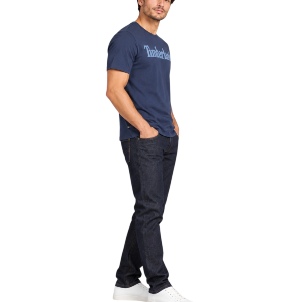 Timberland - Ανδρικό T-shirt TFO SS Linear Tee TB0A2BRN-Z02 Μπλε TB0A2BRNZ02
