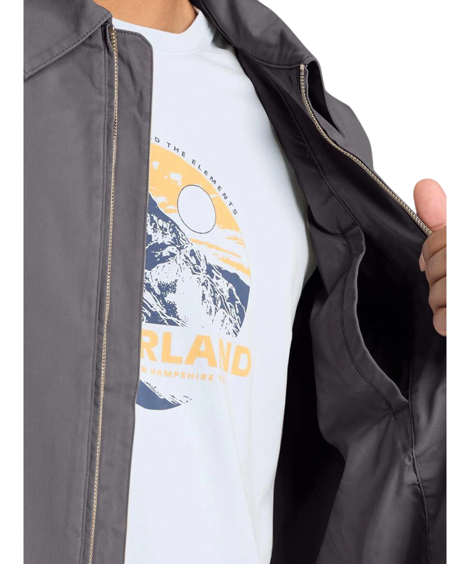 Timberland – Ανδρικό Ελαφρύ Μπουφάν TB0A41BQ-W08 Γκρι (3) Timberland - Ανδρικό Ελαφρύ Μπουφάν TB0A41BQ-W08 Γκρι TB0A41BQW08