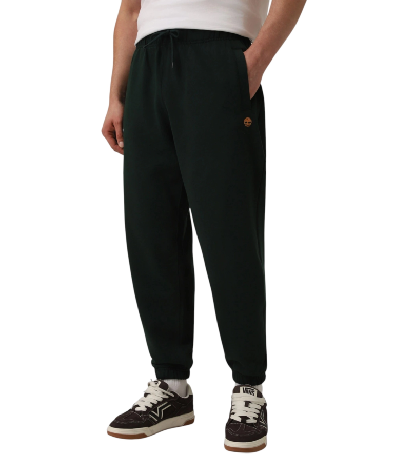 Timberland - Ανδρικό Παντελόνι Φόρμας Exeter River Tree Logo Loopback TBC0YHBW-EA1 Πράσινο