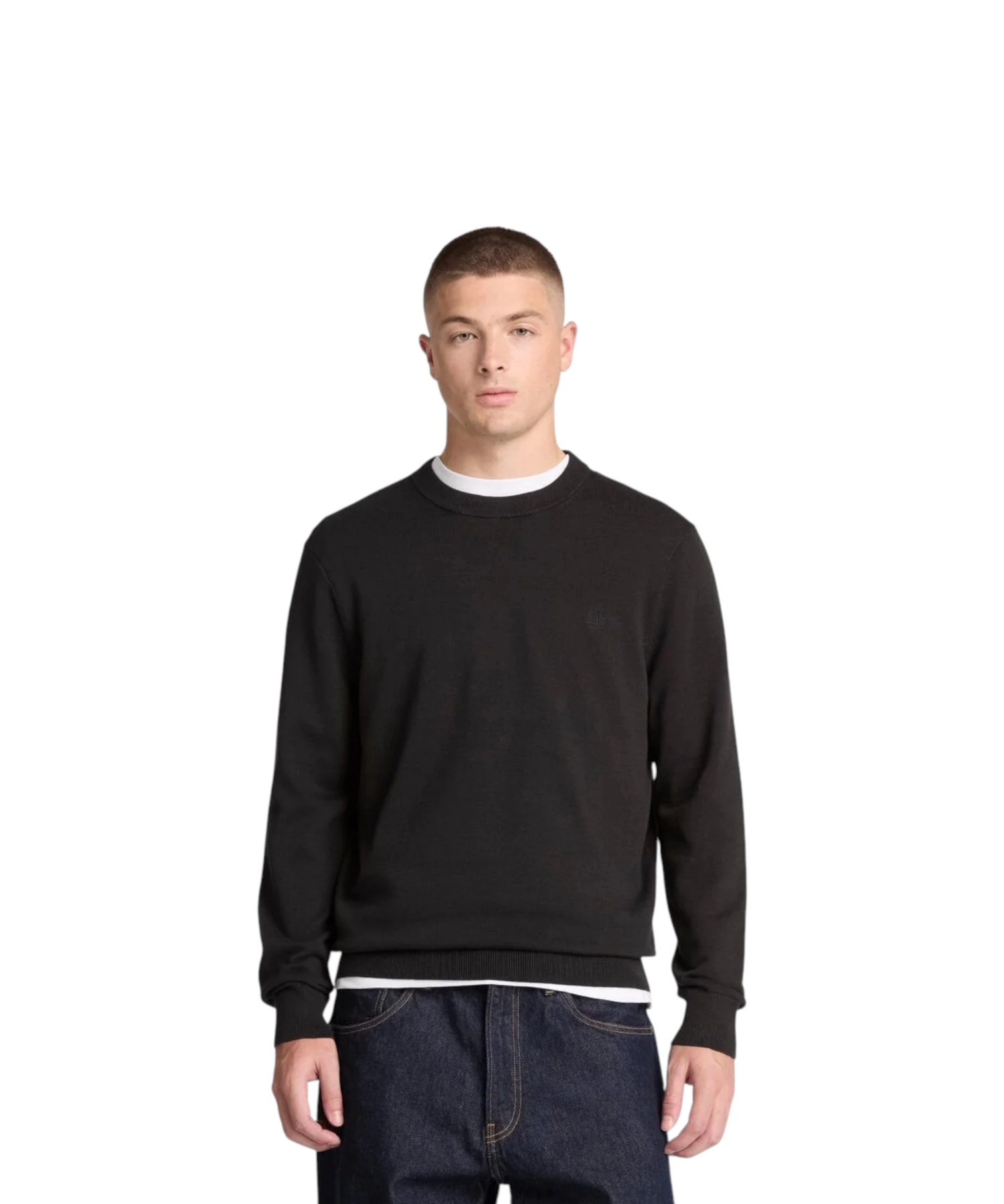 Timberland – Ανδρικό Πλεκτό Πουλόβερ Williams River Cotton Crew Neck TBC0YHAZ-001 Μαύρο (2) Timberland - Ανδρικό Πλεκτό Πουλόβερ Williams River Cotton Crew Neck TBC0YHAZ-001 Μαύρο TBC0YHAZ001