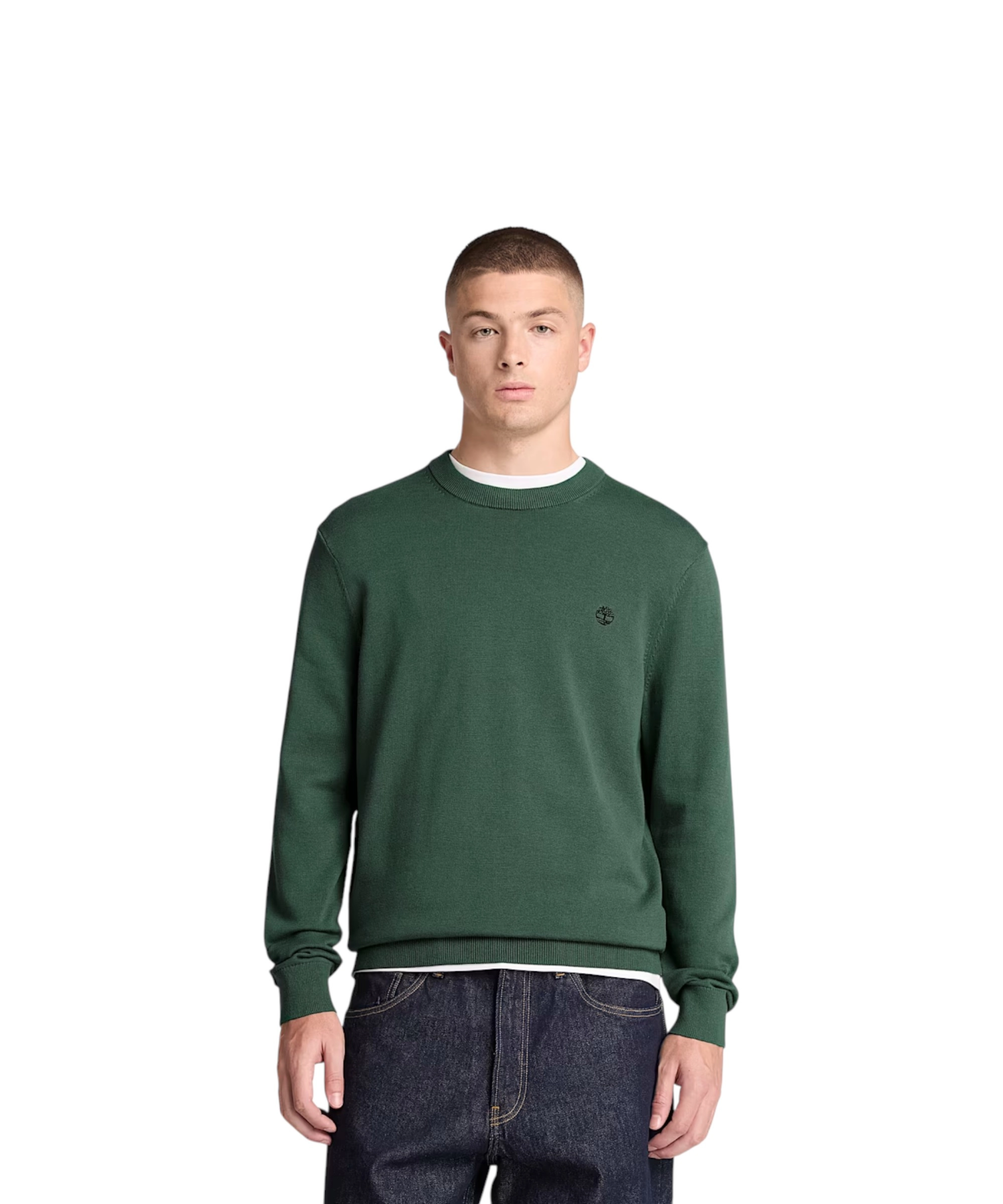Timberland - Ανδρικό Πλεκτό Πουλόβερ Williams River Cotton Crew Neck TBC0YHAZ-398 Πράσινο (2) Timberland - Ανδρικό Πλεκτό Πουλόβερ Williams River Cotton Crew Neck TBC0YHAZ-398 Πράσινο TBC0YHAZ398