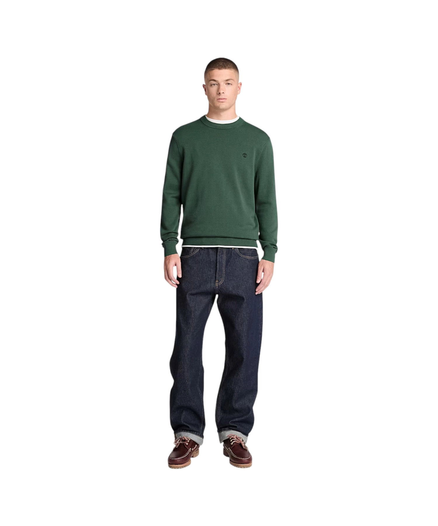 Timberland – Ανδρικό Πλεκτό Πουλόβερ Williams River Cotton Crew Neck TBC0YHAZ-398 Πράσινο (3) Timberland - Ανδρικό Πλεκτό Πουλόβερ Williams River Cotton Crew Neck TBC0YHAZ-398 Πράσινο TBC0YHAZ398