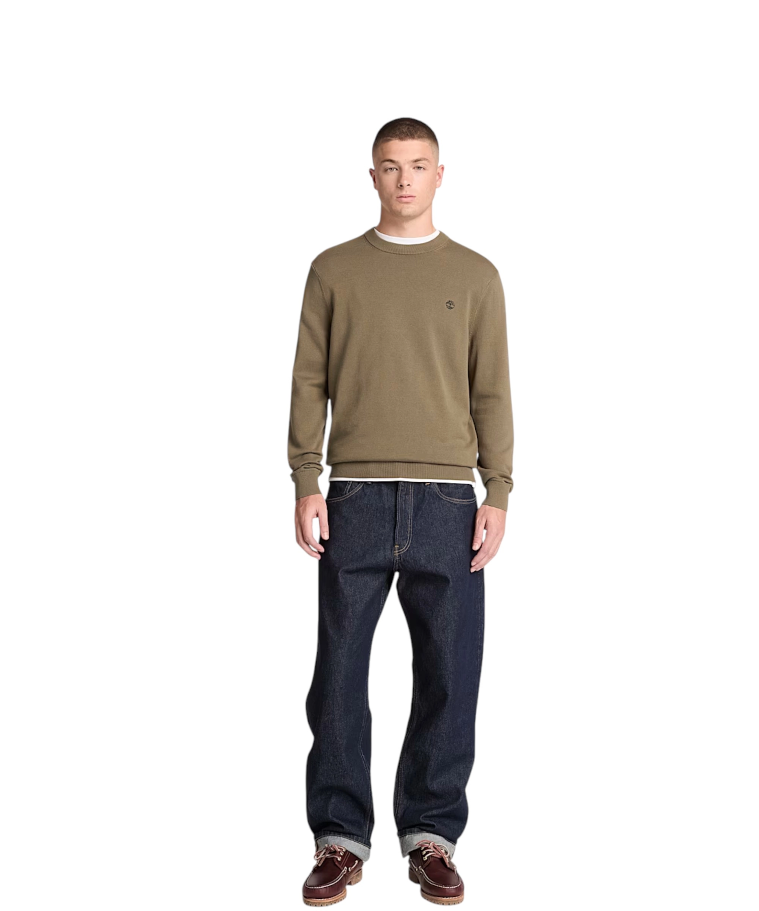 Timberland – Ανδρικό Πλεκτό Πουλόβερ Williams River Cotton Crew Neck TBC0YHAZ-AIE Χακί (2) Timberland - Ανδρικό Πλεκτό Πουλόβερ Williams River Cotton Crew Neck TBC0YHAZ-AIE Χακί TBC0YHAZAIE