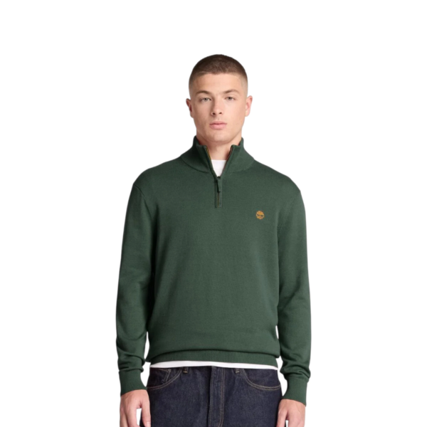Timberland - Ανδρικό Πλεκτό Πουλόβερ Williams River TBC0YHAY-398 Πράσινο TBC0YHAY398