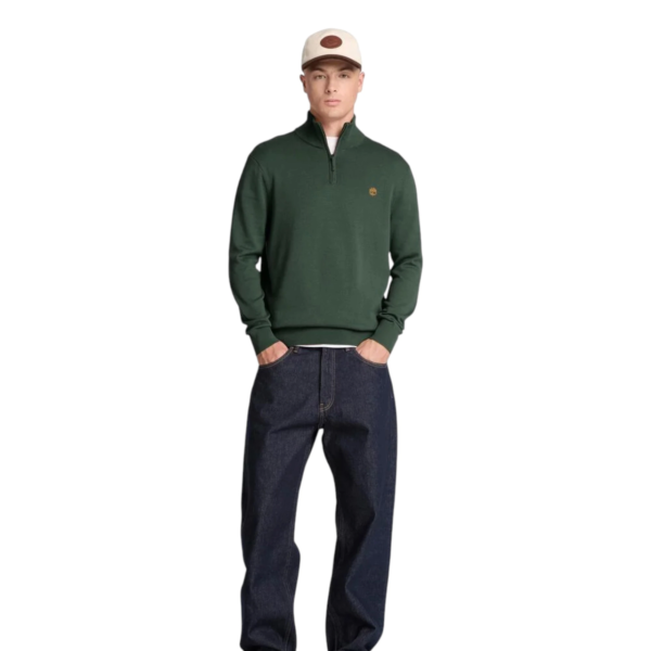 Timberland - Ανδρικό Πλεκτό Πουλόβερ Williams River TBC0YHAY-398 Πράσινο TBC0YHAY398