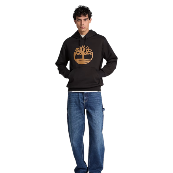 Timberland - Ανδρικό Φούτερ Northwood Tree Logo TBC0YH9T-001 Μαύρο TBC0YH9T001