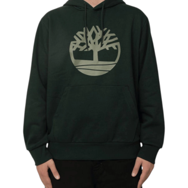 Timberland - Ανδρικό Φούτερ Northwood Tree Logo TBC0YH9T-EA1 Πράσινο TBC0YH9TEA1