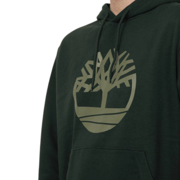 Timberland - Ανδρικό Φούτερ Northwood Tree Logo TBC0YH9T-EA1 Πράσινο TBC0YH9TEA1
