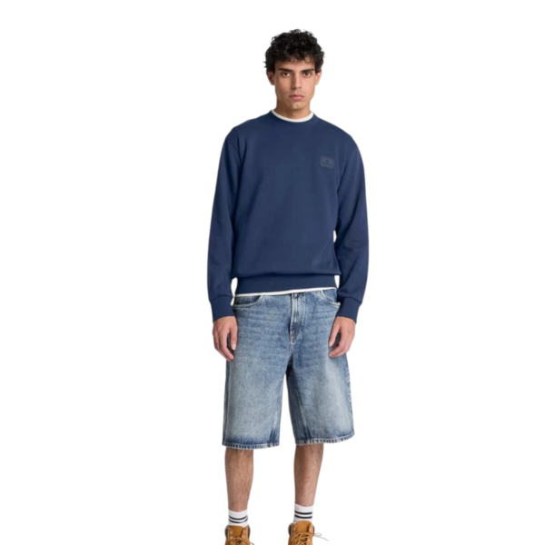 Timberland - Ανδρικό Φούτερ Silicon Badge Bb TBC0YHBC-AIH Μπλε TBC0YHBCAIH