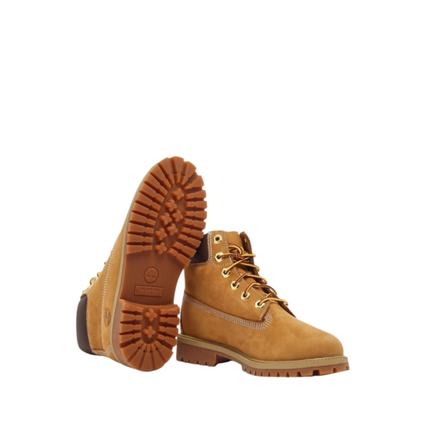 Timberland - Παιδικά Αδιάβροχα Μποτάκια Leather Combat TB112909-713 Κίτρινο TB112909713