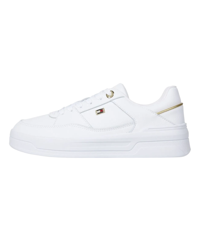 Tommy Hilfiger - Essential Basket Γυναικεία Sneakers FW0FW08261-YBS Λευκό