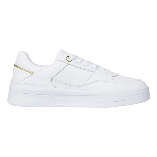Tommy Hilfiger - Essential Basket Γυναικεία Sneakers FW0FW08261-YBS Λευκό FW0FW08261-YBS