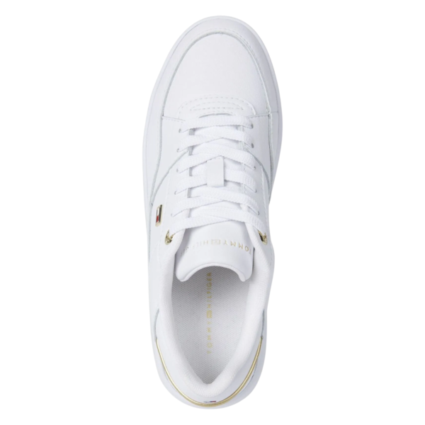 Tommy Hilfiger - Essential Basket Γυναικεία Sneakers FW0FW08261-YBS Λευκό FW0FW08261-YBS