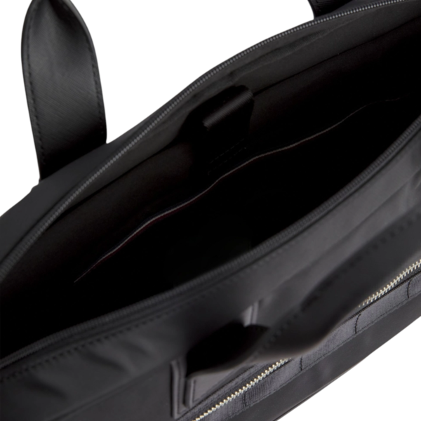 Tommy Hilfiger - Ανδρική Τσάντα Τσάντα για laptop Th Elevated Nylon Computer Bag AM0AM11574-BDS Μαύρο AM0AM11574-BDS