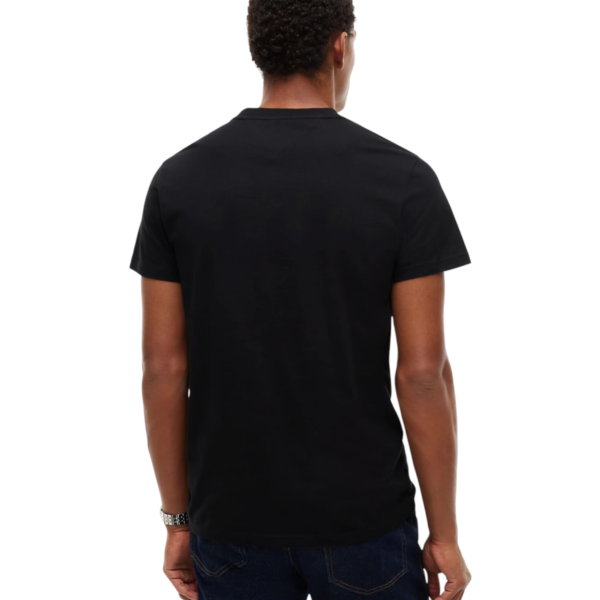 Tommy Hilfiger - Ανδρικό T-shirt Dna Play Slim Fit DM0DM23715-BDS Μαύρο DM0DM23715-BDS