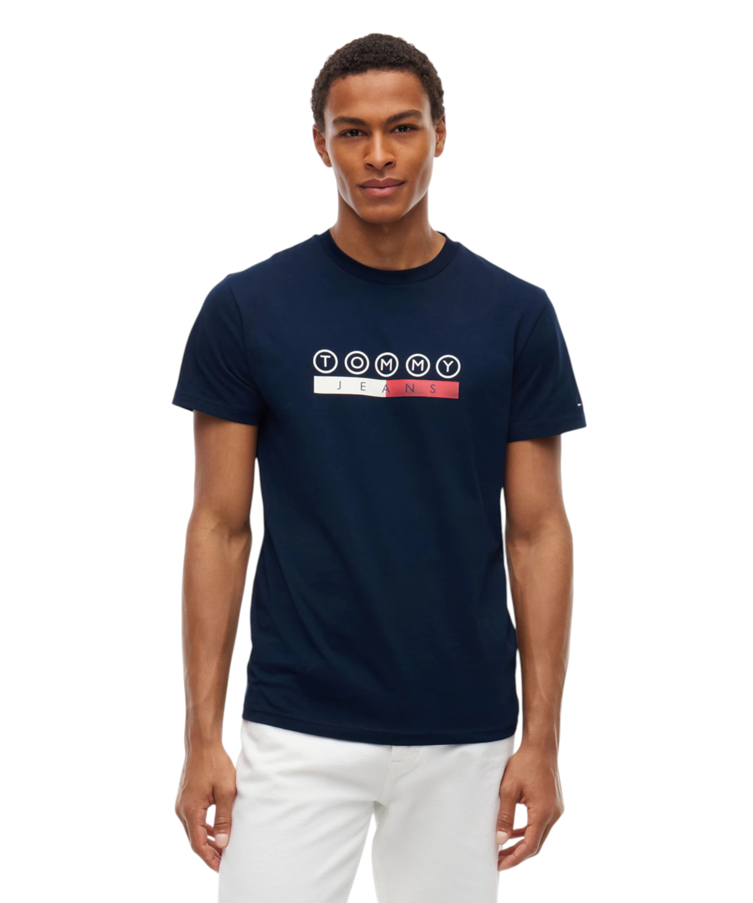 Tommy Hilfiger – Ανδρικό T-shirt Dna Play Slim Fit DM0DM23715-C1G Μπλε Σκούρο (2) Tommy Hilfiger - Ανδρικό T-shirt Dna Play Slim Fit DM0DM23715-C1G Μπλε Σκούρο DM0DM23715-C1G