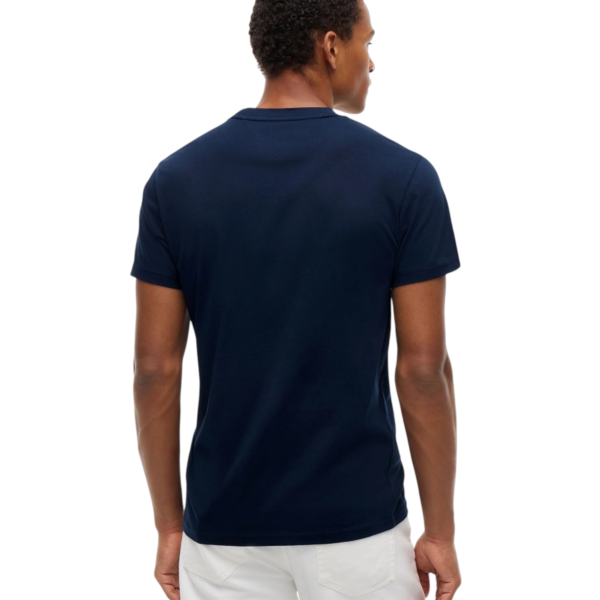 Tommy Hilfiger - Ανδρικό T-shirt Dna Play Slim Fit DM0DM23715-C1G Μπλε Σκούρο DM0DM23715-C1G