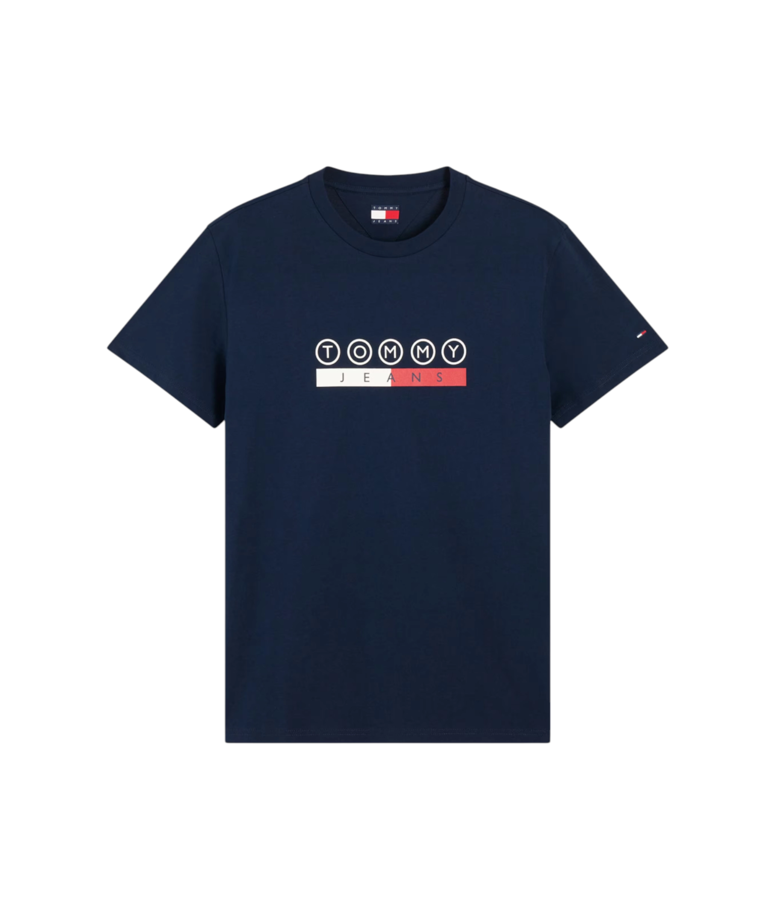 Tommy Hilfiger - Ανδρικό T-shirt Dna Play Slim Fit DM0DM23715-C1G Μπλε Σκούρο (4) Tommy Hilfiger - Ανδρικό T-shirt Dna Play Slim Fit DM0DM23715-C1G Μπλε Σκούρο DM0DM23715-C1G
