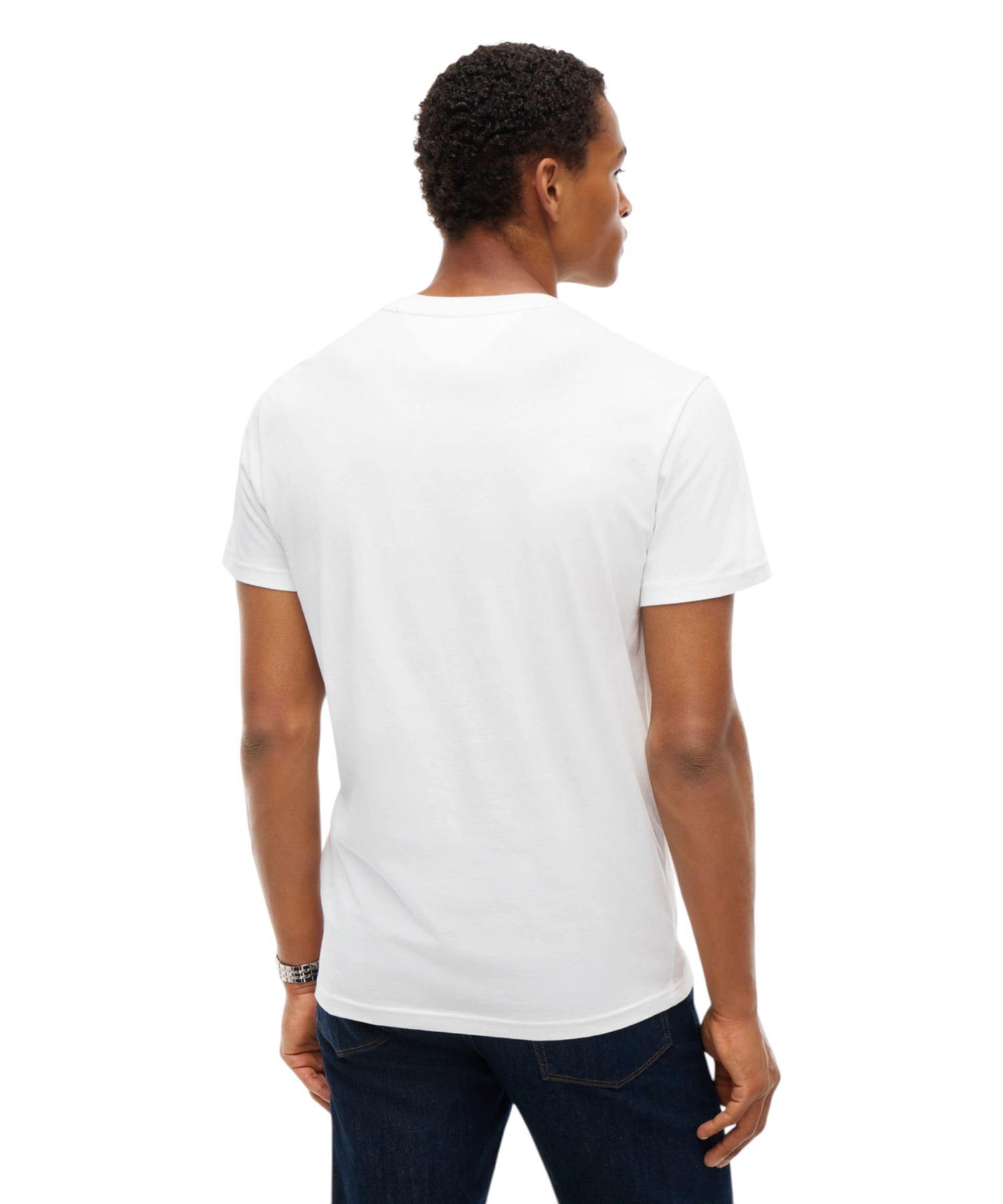 Tommy Hilfiger – Ανδρικό T-shirt Dna Play Slim Fit DM0DM23715-YBL Λευκό (3) Tommy Hilfiger - Ανδρικό T-shirt Dna Play Slim Fit DM0DM23715-YBL Λευκό DM0DM23715-YBL