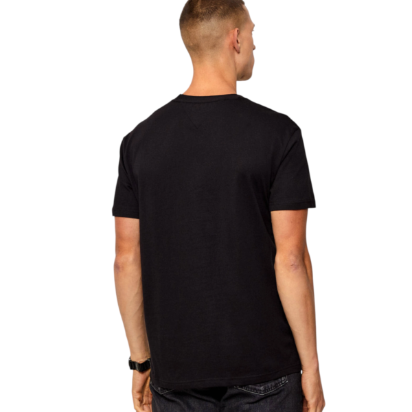 Tommy Hilfiger - Ανδρικό T-shirt Dna Tee Ext Regular Fit DM0DM21978-BDS Μαύρο DM0DM21978-BDS