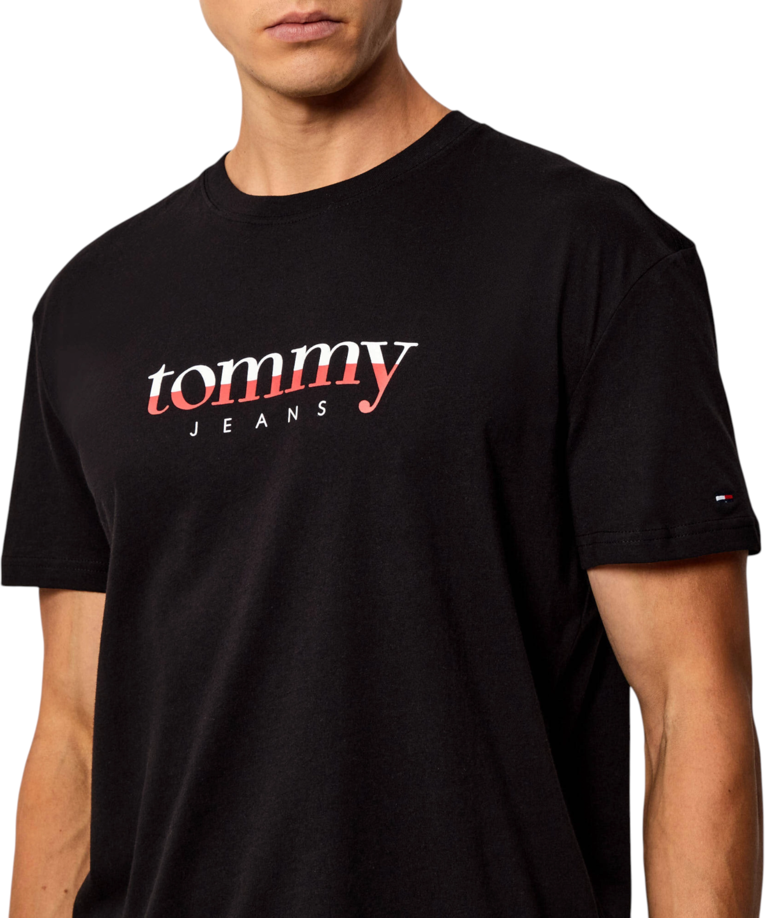 Tommy Hilfiger – Ανδρικό T-shirt Dna Tee Ext Regular Fit DM0DM21978-BDS Μαύρο (4) Tommy Hilfiger - Ανδρικό T-shirt Dna Tee Ext Regular Fit DM0DM21978-BDS Μαύρο DM0DM21978-BDS