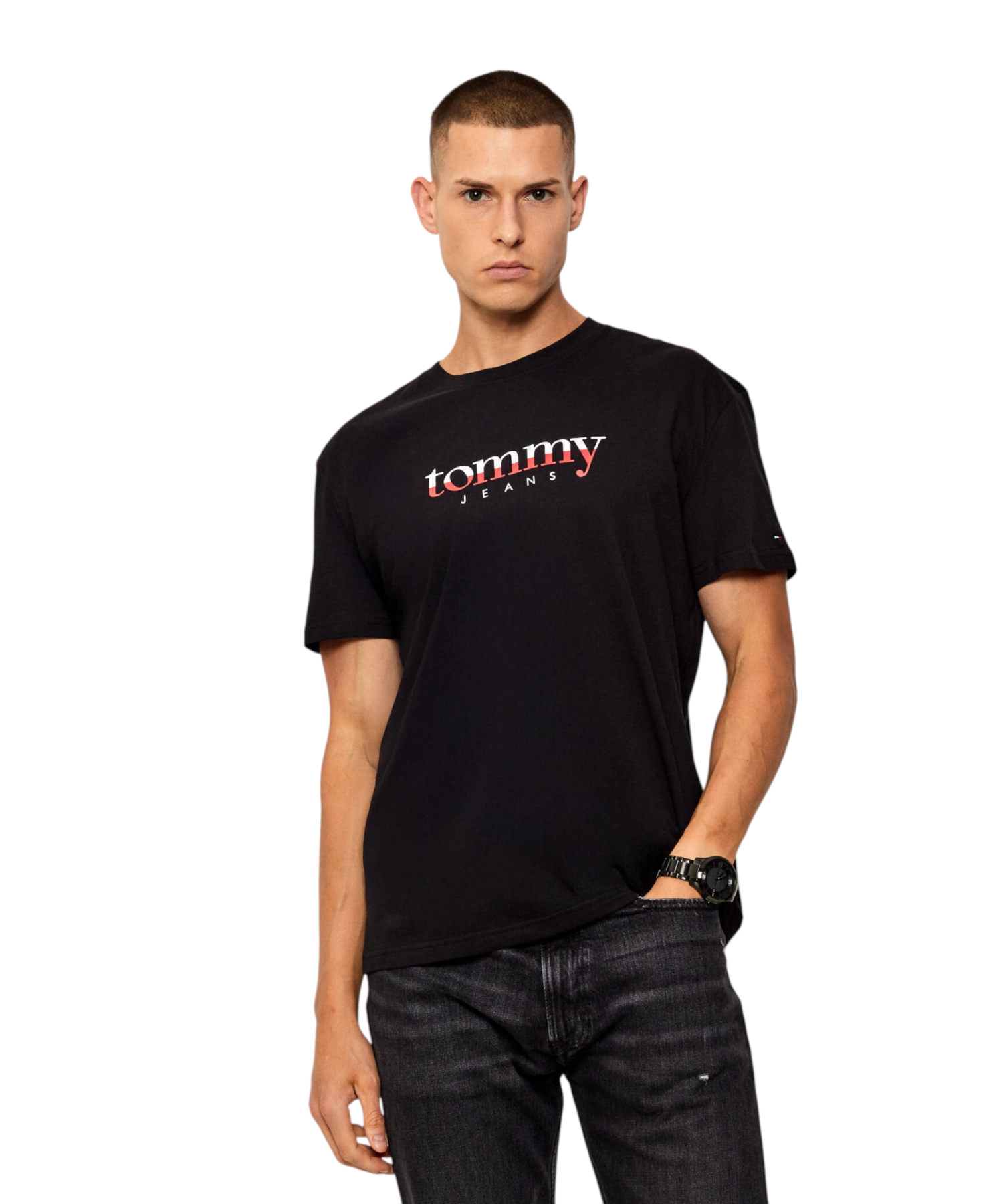 Tommy Hilfiger – Ανδρικό T-shirt Dna Tee Ext Regular Fit DM0DM21978-BDS Μαύρο (5) Tommy Hilfiger - Ανδρικό T-shirt Dna Tee Ext Regular Fit DM0DM21978-BDS Μαύρο DM0DM21978-BDS