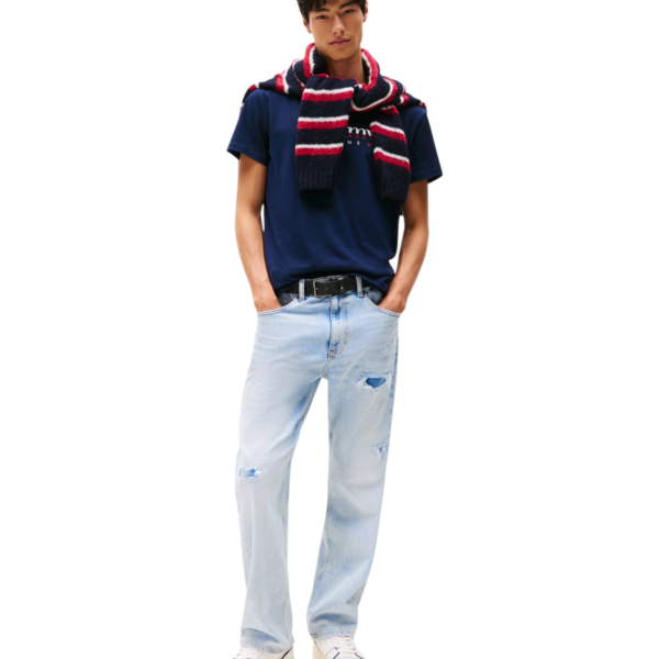 Tommy Hilfiger - Ανδρικό T-shirt Dna Tee Ext Regular Fit DM0DM21978-C1G Μπλε Σκούρο DM0DM21978-C1G