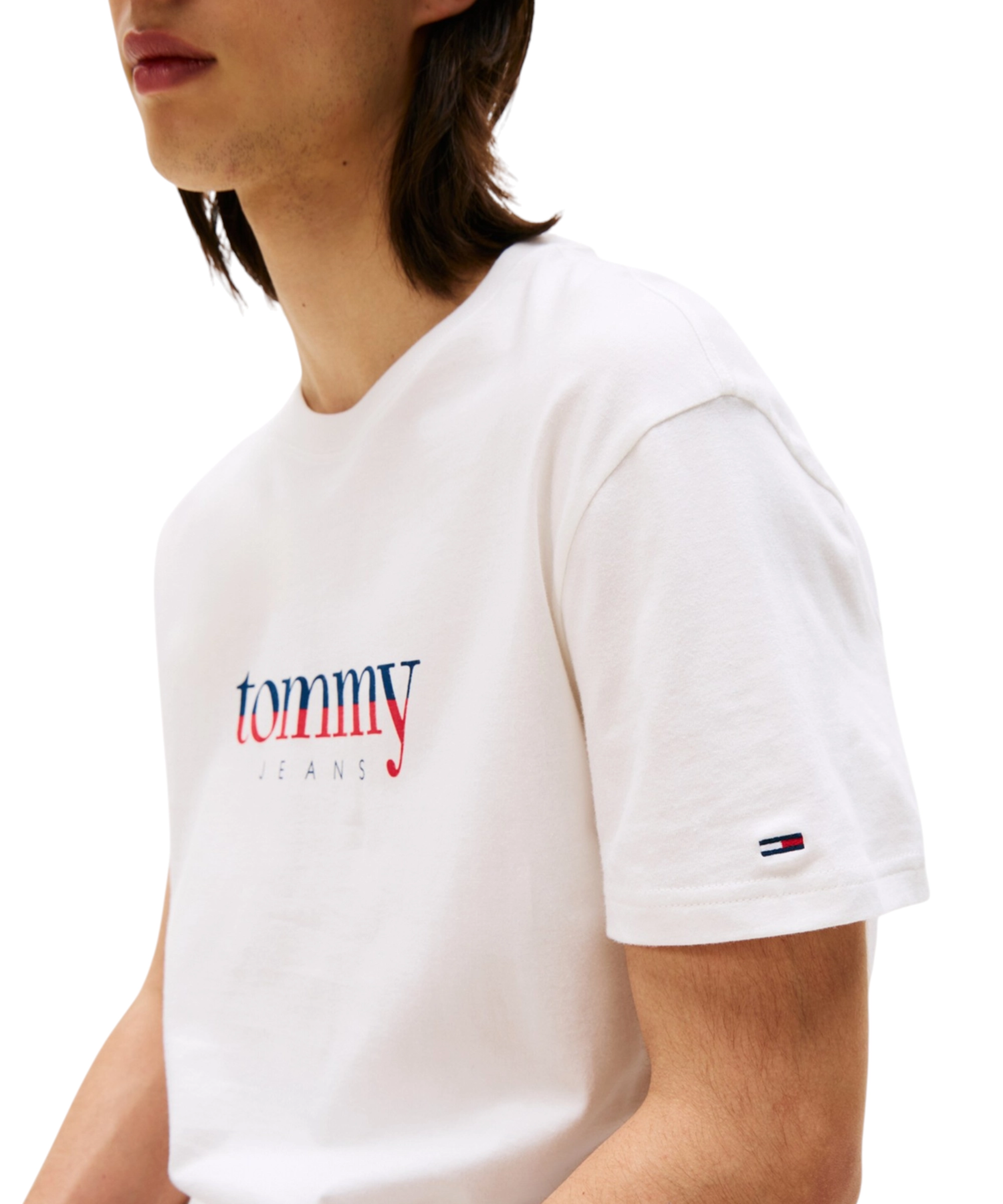 Tommy Hilfiger – Ανδρικό T-shirt Dna Tee Ext Regular Fit DM0DM21978-YBL Λευκό (1) Tommy Hilfiger - Ανδρικό T-shirt Dna Tee Ext Regular Fit DM0DM21978-YBL Λευκό DM0DM21978-YBL