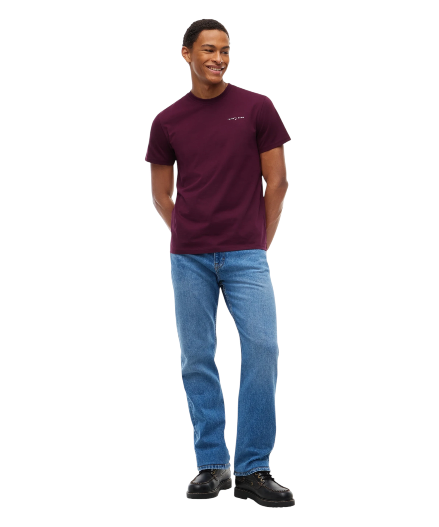Tommy Hilfiger – Ανδρικό T-shirt Linear Chest Slim Fit DM0DM21780-V11 Μπορντό (5) Tommy Hilfiger - Ανδρικό T-shirt Linear Chest Slim Fit DM0DM21780-V11 Μπορντό DM0DM21780-V11