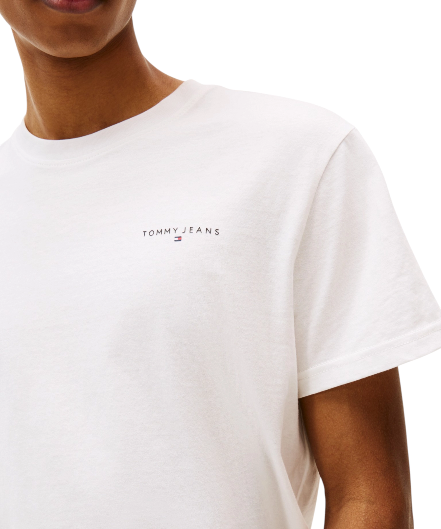 Tommy Hilfiger – Ανδρικό T-shirt Linear Chest Slim Fit DM0DM21780-YBL Εκρού (1) Tommy Hilfiger - Ανδρικό T-shirt Linear Chest Slim Fit DM0DM21780-YBL Εκρού DM0DM21780-YBL