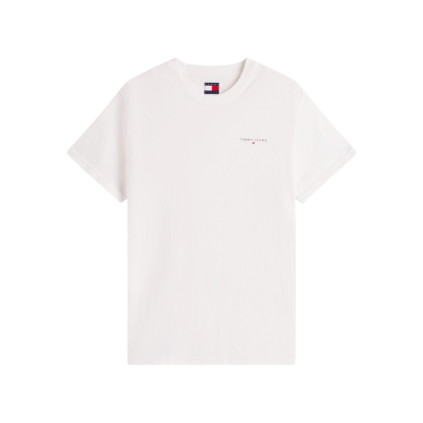 Tommy Hilfiger - Ανδρικό T-shirt Linear Chest Slim Fit DM0DM21780-YBL Εκρού DM0DM21780-YBL