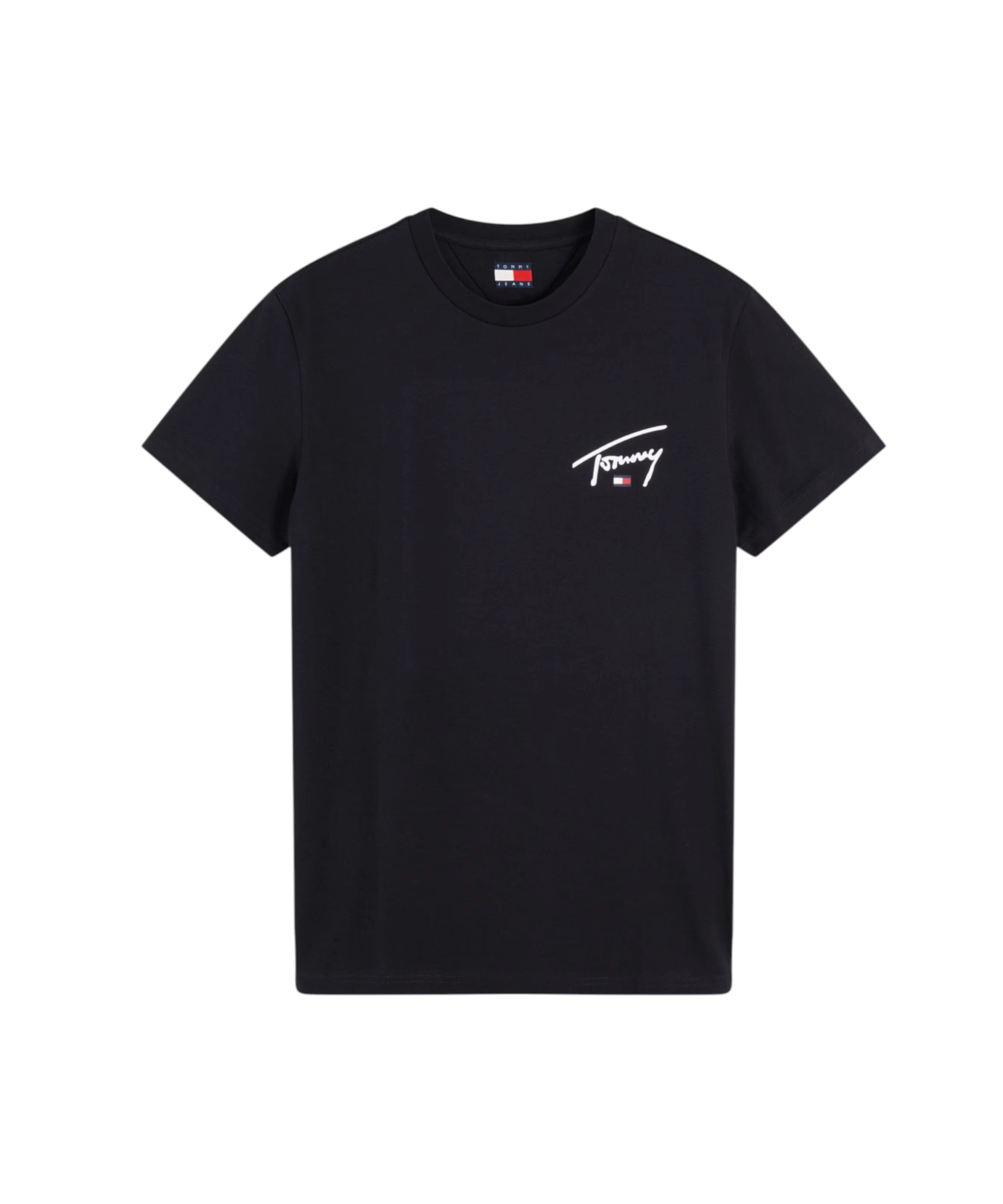 Tommy Hilfiger - Ανδρικό T-shirt Signature Chest Slim Fit DM0DM23550-BDS Μαύρο (2) Tommy Hilfiger - Ανδρικό T-shirt Signature Chest Slim Fit DM0DM23550-BDS Μαύρο DM0DM23550-BDS