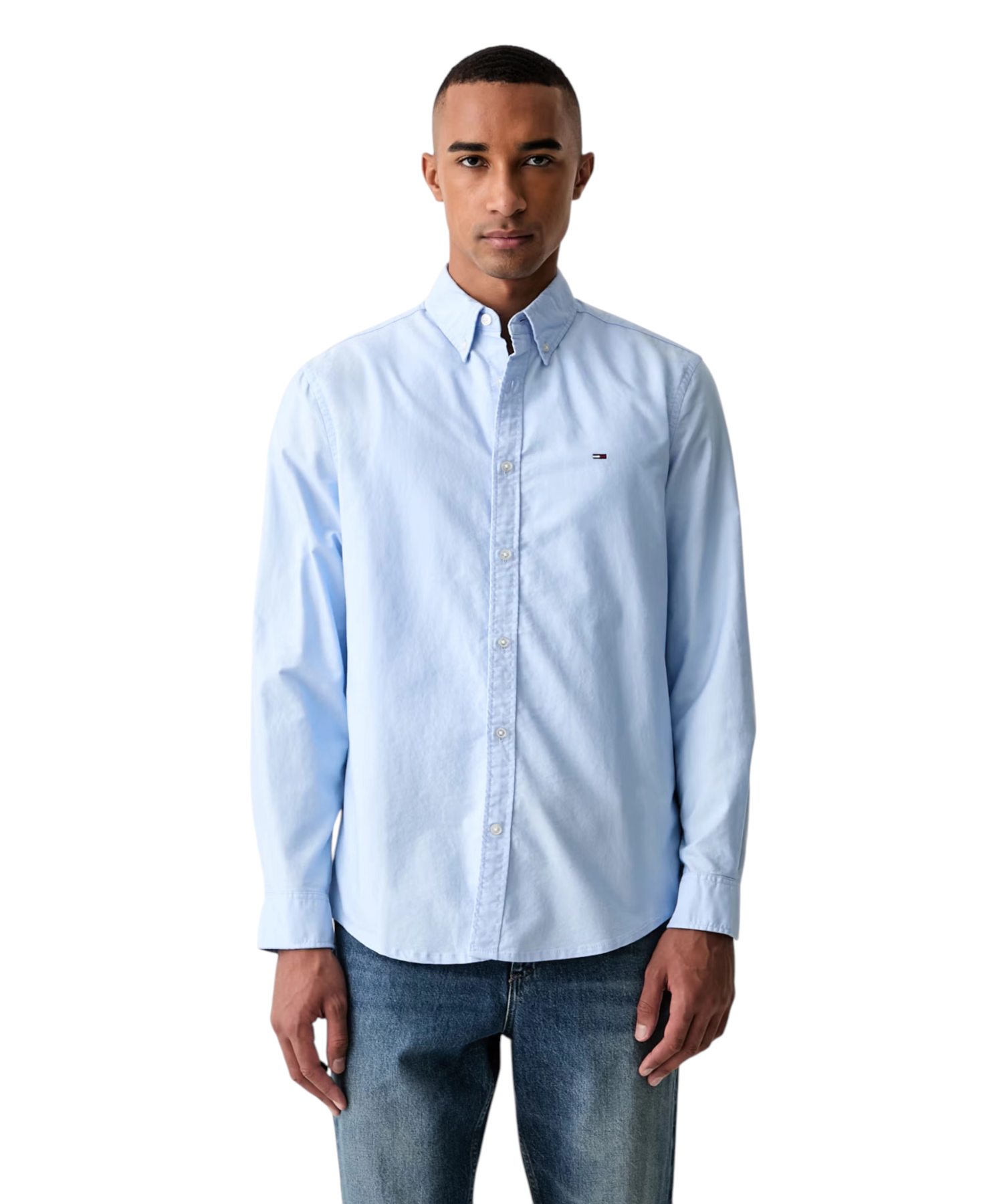 Tommy Hilfiger - Ανδρικό Πουκάμισο Oxford Shirt Regular Fit DM0DM23711-C3Q Γαλάζιο (1) Tommy Hilfiger - Ανδρικό Πουκάμισο Oxford Shirt Regular Fit DM0DM23711-C3Q Γαλάζιο DM0DM23711-C3Q