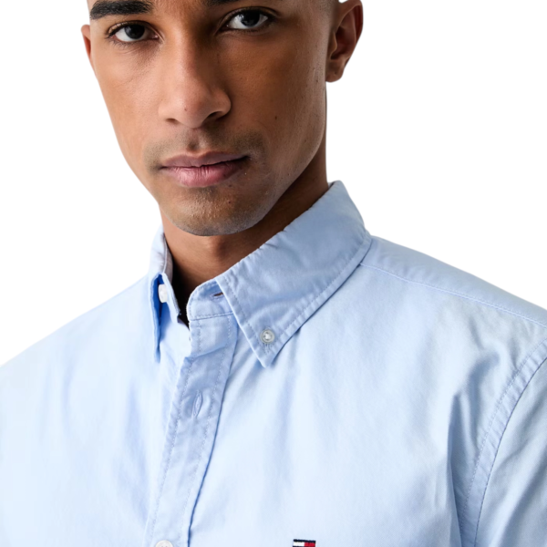 Tommy Hilfiger - Ανδρικό Πουκάμισο Oxford Shirt Regular Fit DM0DM23711-C3Q Γαλάζιο DM0DM23711-C3Q