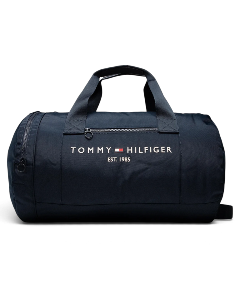 Tommy Hilfiger - Ανδρικό Σακ Βουαγιάζ Th Established Duffle AM0AM08019-DW6 Μπλε Σκούρο