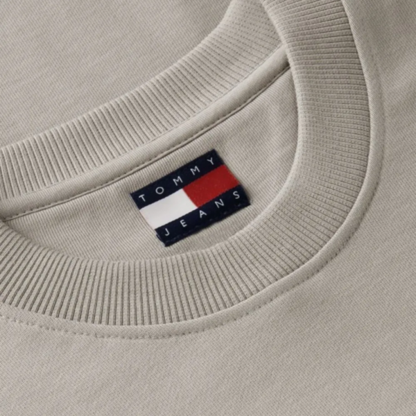 Tommy Hilfiger - Ανδρικό Φούτερ Big Flag Regular Fit DM0DM22643-PKE Μπεζ DM0DM22643-PKE
