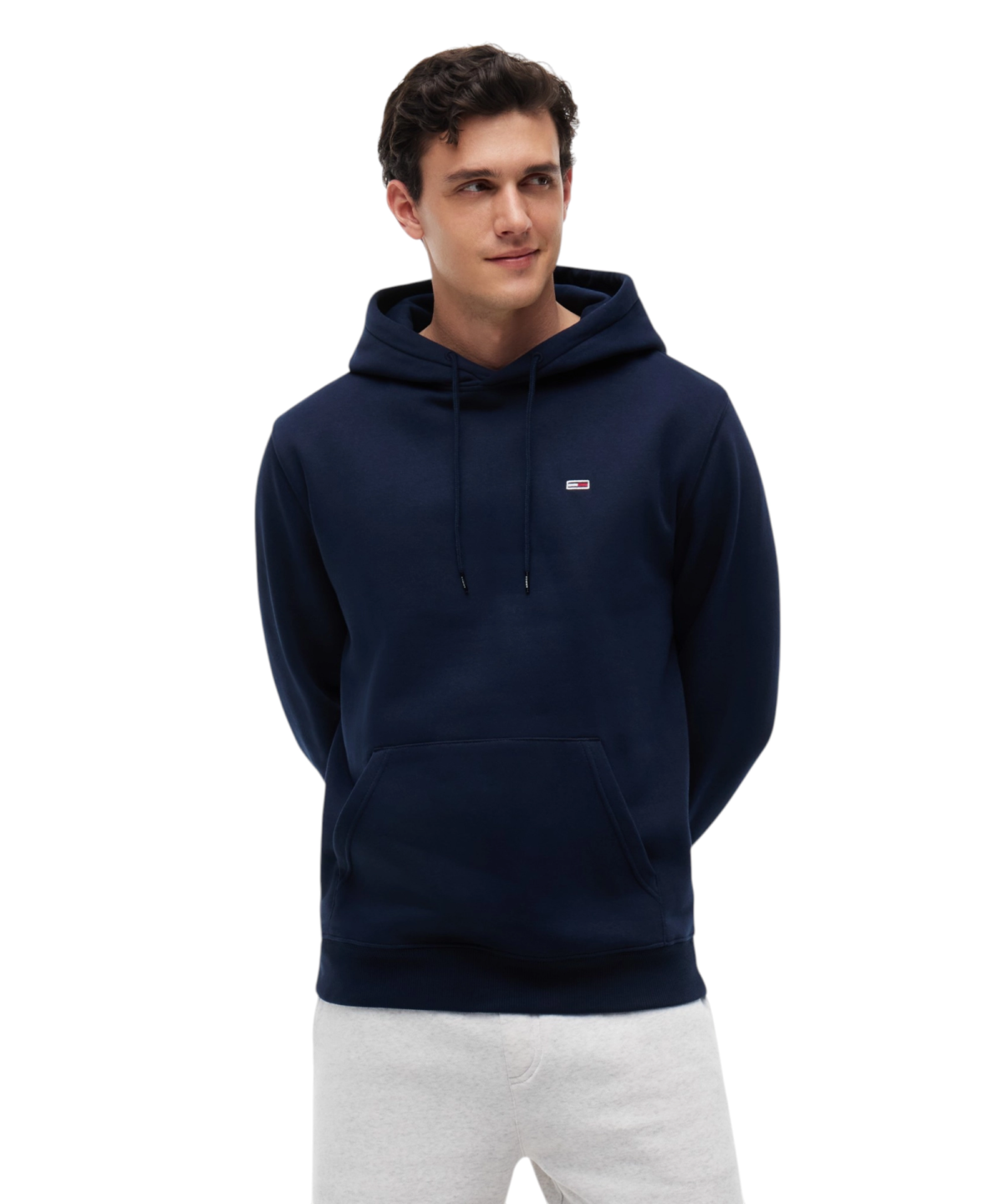 Tommy Hilfiger - Ανδρικό Φούτερ Flag Regular Fit DM0DM20742-C1G Μπλε Σκούρο