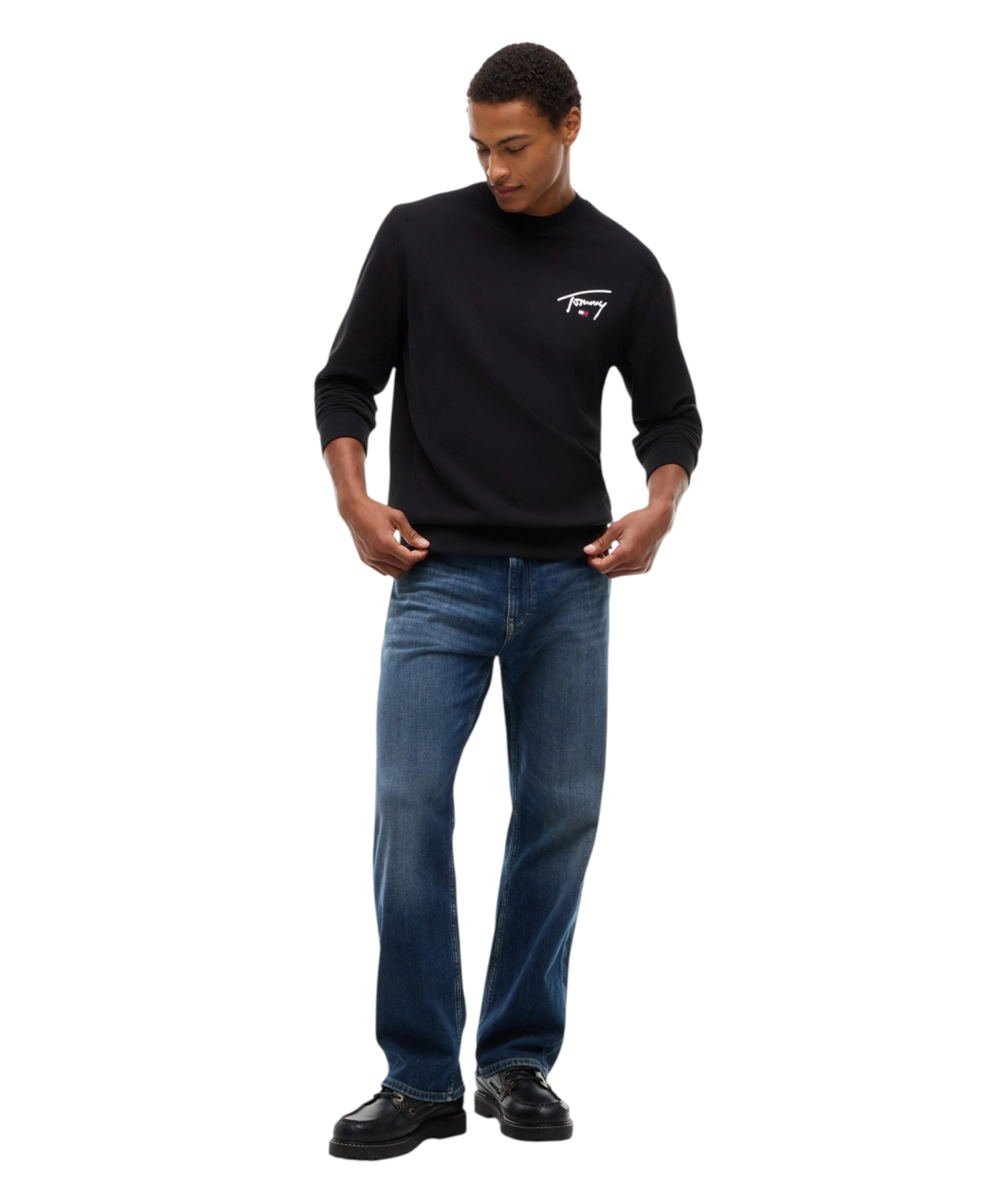 Tommy Hilfiger – Ανδρικό Φούτερ TJM Entry Signature Regular Fit DM0DM23589-BDS Μαύρο (3) Tommy Hilfiger - Ανδρικό Φούτερ TJM Entry Signature Regular Fit DM0DM23589-BDS Μαύρο DM0DM23589-BDS