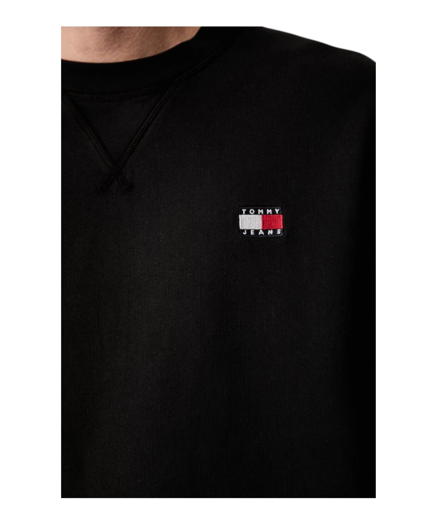 Tommy Hilfiger – Ανδρικό Φούτερ TJM Reg Badge Crew DM0DM23607-BDS Μαύρο (5) Tommy Hilfiger - Ανδρικό Φούτερ TJM Reg Badge Crew DM0DM23607-BDS Μαύρο DM0DM23607-BDS